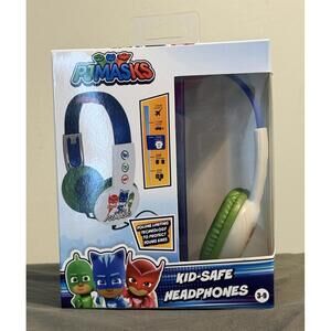 PJ Masks Kids Headphones Safe Over The Ear Kids 3.5MM Stereo Jack Volume *NIB*